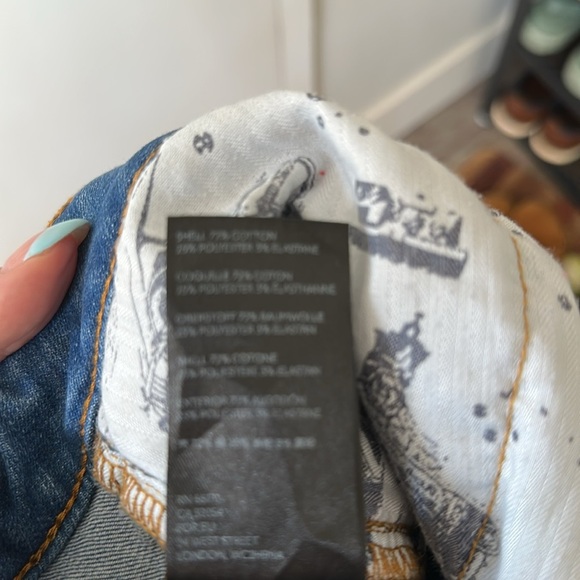 PILCRO AND THE LETTERPRESS | by Anthropologie Blue High Rise Denim Skinny Jeans - Picture 9 of 12